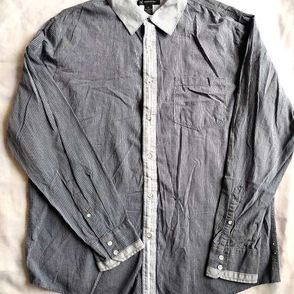 3/$30💜INC Men's Blouse Shirt Size XL - Picture 2 of 9